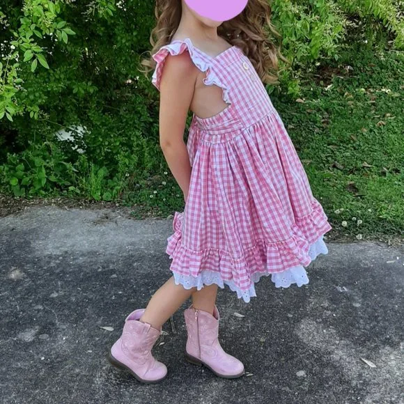 Eleanor Rose Hippity Hoppity Dolly dress girl size 7/8